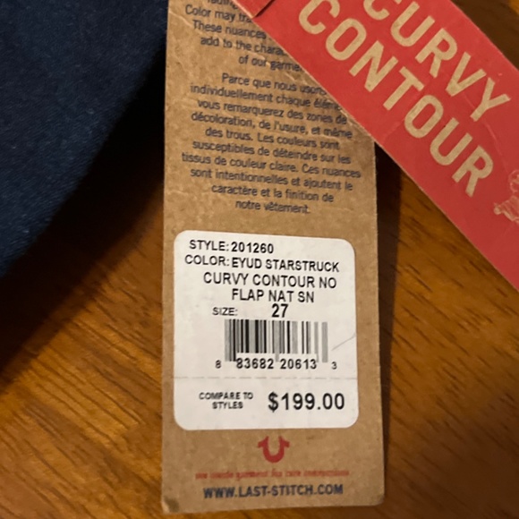 True Religion Skinny Curvy jeans - Picture 8 of 8